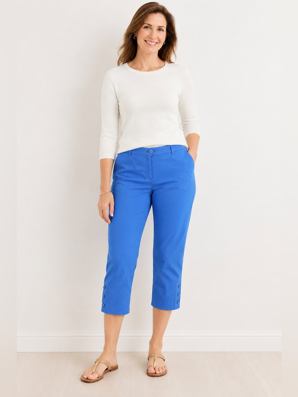 Talbots perfect crop pants size 12